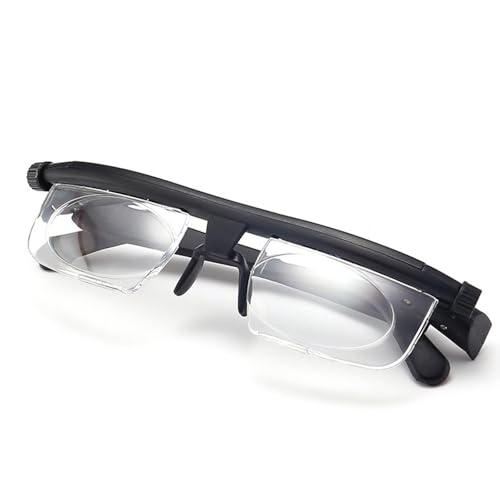 YANXIR Upgrade Deefocus Adjustable Glasses, Flex Focal Adjustable Glasses,Adjustable Vision Eyeglasses Near and Far Sight, Entfernung Lesebrille Für Männer Damen Fahren Ältere von YANXIR