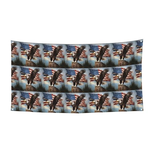 Adler mit amerikanischer Flagge, festliche Party-Banner, Dekoration, Karneval, Halloween, Innen- und Außenbereich, Jubiläum Adler mit amerikanischer Flagge, festliche Party-Banner, Dekoration, Karneval, Halloween, Innen- und Außenbereich, Jubiläum von YANYU