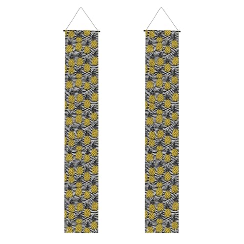 Ananas mit schwarz gestreiftem Druck, praktische Aufbewahrung, Pflege, Banner, Hintergrund, speziell für Feiern Ananas mit schwarz gestreiftem Druck, praktische Aufbewahrung, Pflege, Banner, Hintergrund, speziell für Feiern von YANYU