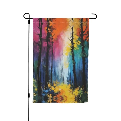 Baum-Kunstdruck für jeden Anlass, Gartenflagge, Ganzjahresflagge, Gartenflagge, Hofdekoration für Terrassen Baum-Kunstdruck für jeden Anlass, Gartenflagge, Ganzjahresflagge, Gartenflagge, Hofdekoration für Terrassen von YANYU