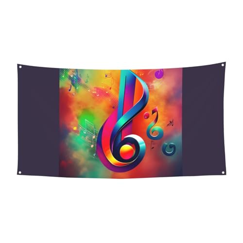 Bunte Musiknotizen, festliche Party-Banner, Dekoration, Karneval, Halloween, Innen- und Außenbereich, Jahrestag Bunte Musiknotizen, festliche Party-Banner, Dekoration, Karneval, Halloween, Innen- und Außenbereich, Jahrestag von YANYU