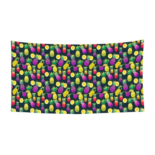 Buntes Frucht Ananas-Druck, festliche Party-Banner, Dekoration, Karneval, Halloween, Innen- und Außenbereich, Jahrestag Buntes Frucht Ananas-Druck, festliche Party-Banner, Dekoration, Karneval, Halloween, Innen- und Außenbereich, Jahrestag von YANYU