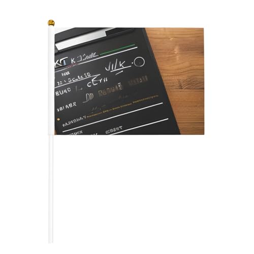 Filme, Klapperboard-Muster, Hand-Fahnenmast, tragbare Flaggen, Dekoration, Veranstaltungen, vielseitige Verwendung, Gruppenaktivitäten von YANYU
