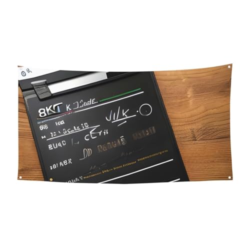 Filme Klapperboard Muster Druck Festlich Party Banner Dekoration Karneval Halloween Indoor und Outdoor Jubiläum von YANYU