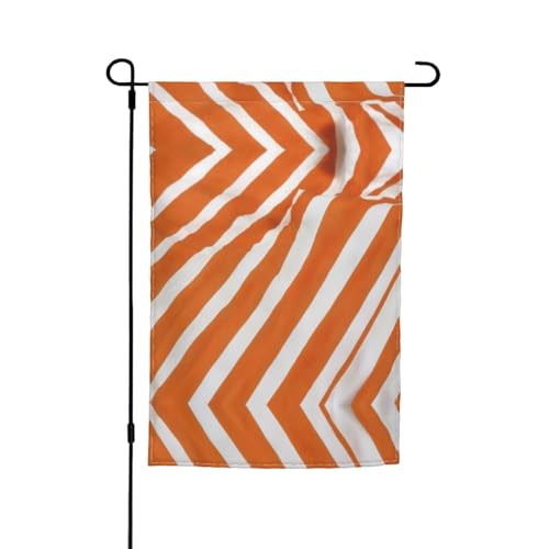 Flagge für jeden Anlass, für alle Jahreszeiten, für den Außenbereich, Dekoration für Terrassen, Orange und Weiß Flagge für jeden Anlass, für alle Jahreszeiten, für den Außenbereich, Dekoration für Terrassen, Orange und Weiß von YANYU
