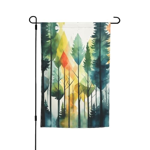 Gartenflagge für jeden Anlass, Baum-Design, für alle Jahreszeiten im Freien, Terrassendekoration von YANYU