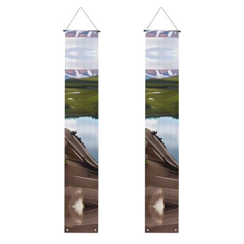 Gletscher-Nationalpark-Druck, praktische Aufbewahrung, Pflege, Banner, Hintergrund, speziell für Feiern von YANYU