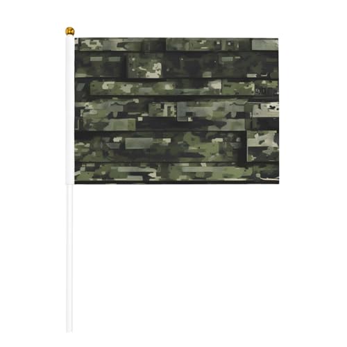 Handflaggenmast mit digitalem Camouflage-Druck, tragbare Flaggen, Dekoration, Veranstaltungen, vielseitige Verwendung, Gruppenaktivitäten Handflaggenmast mit digitalem Camouflage-Druck, tragbare Flaggen, Dekoration, Veranstaltungen, vielseitige Verwendung, Gruppenaktivitäten von YANYU