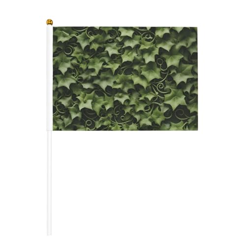 Handflaggenmast mit floralem Efeu-Druck, tragbare Flaggen, Dekoration, Veranstaltungen, vielseitige Verwendung, Gruppenaktivitäten Handflaggenmast mit floralem Efeu-Druck, tragbare Flaggen, Dekoration, Veranstaltungen, vielseitige Verwendung, Gruppenaktivitäten von YANYU