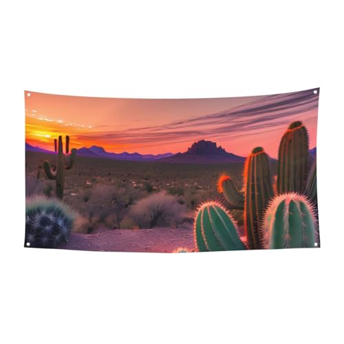 Kaktus Wüste Sonnenuntergang Festlich Party Banner Dekoration Karneval Halloween Indoor und Outdoor Jubiläum Kaktus Wüste Sonnenuntergang Festlich Party Banner Dekoration Karneval Halloween Indoor und Outdoor Jubiläum von YANYU