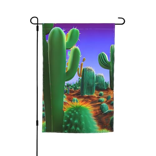 Kaktus-Wüsten-Flagge für jeden Anlass, Gartenflagge, Ganzjahresflagge, Outdoor-Flagge, Hofdekoration für Terrassen Kaktus-Wüsten-Flagge für jeden Anlass, Gartenflagge, Ganzjahresflagge, Outdoor-Flagge, Hofdekoration für Terrassen von YANYU