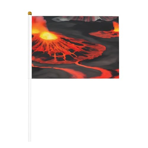 Kilauea Vulkane Druck Handheld Fahnenmast Tragbare Flaggen Dekor Events Vielseitige Verwendung Gruppenaktivitäten Kilauea Vulkane Druck Handheld Fahnenmast Tragbare Flaggen Dekor Events Vielseitige Verwendung Gruppenaktivitäten von YANYU