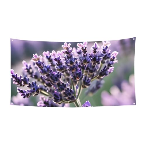 Lavendel Blumendruck Festliche Party Banner Dekoration Karneval Halloween Indoor und Outdoor Jubiläum Lavendel Blumendruck Festliche Party Banner Dekoration Karneval Halloween Indoor und Outdoor Jubiläum von YANYU