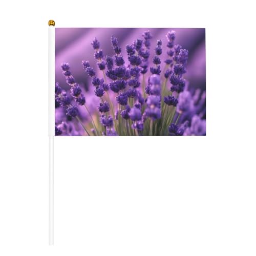 Lila Lavendel Felddruck Handheld Fahnenmast Tragbare Flaggen Dekor Events Vielseitige Verwendung Gruppenaktivitäten Lila Lavendel Felddruck Handheld Fahnenmast Tragbare Flaggen Dekor Events Vielseitige Verwendung Gruppenaktivitäten von YANYU