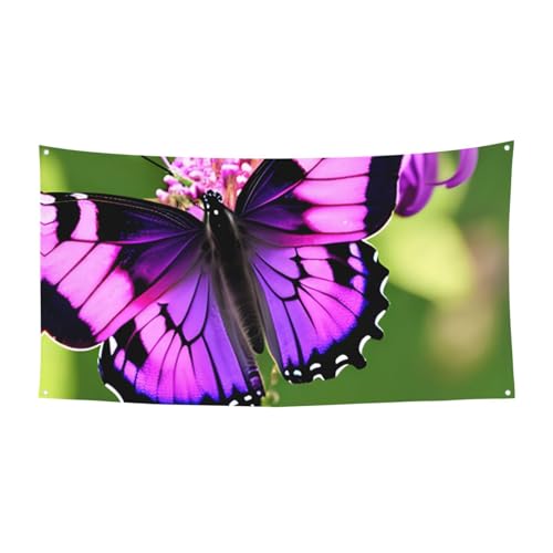 Lila Schmetterling Druck Festlich Party Banner Dekoration Karneval Halloween Indoor und Outdoor Jubiläum Lila Schmetterling Druck Festlich Party Banner Dekoration Karneval Halloween Indoor und Outdoor Jubiläum von YANYU