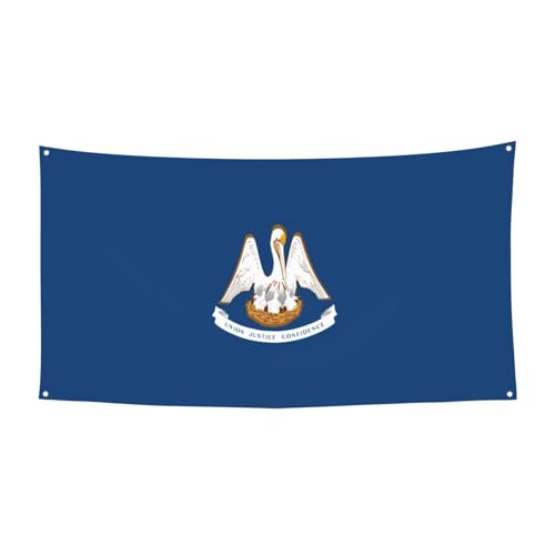 Louisiana State Flagprint Festliche Party Banner Dekoration Karneval Halloween Indoor und Outdoor Jubiläum Louisiana State Flagprint Festliche Party Banner Dekoration Karneval Halloween Indoor und Outdoor Jubiläum von YANYU
