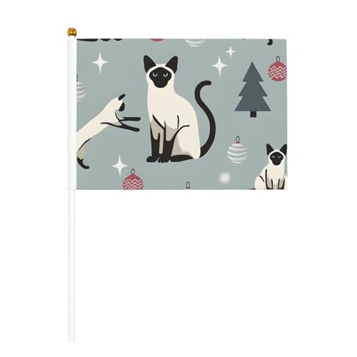 Lustiger Katzen- und Baum-Druck, handlicher Fahnenmast, tragbare Flaggen, Dekoration, Veranstaltungen, vielseitige Verwendung, Gruppenaktivitäten Lustiger Katzen- und Baum-Druck, handlicher Fahnenmast, tragbare Flaggen, Dekoration, Veranstaltungen, vielseitige Verwendung, Gruppenaktivitäten von YANYU