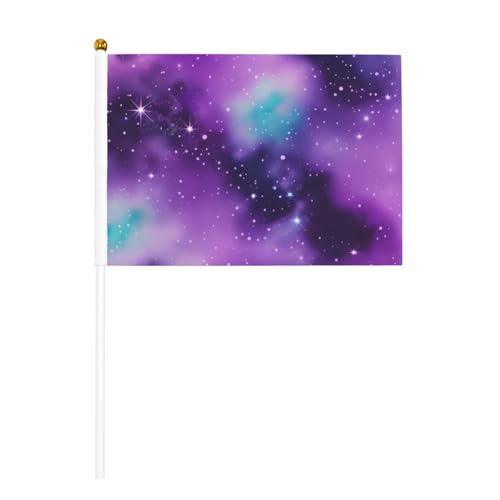 Magische Galaxie, violetter Druck, Handflaggenmast, tragbare Flaggen, Dekoration, Veranstaltungen, vielseitige Verwendung, Gruppenaktivitäten Magische Galaxie, violetter Druck, Handflaggenmast, tragbare Flaggen, Dekoration, Veranstaltungen, vielseitige Verwendung, Gruppenaktivitäten von YANYU