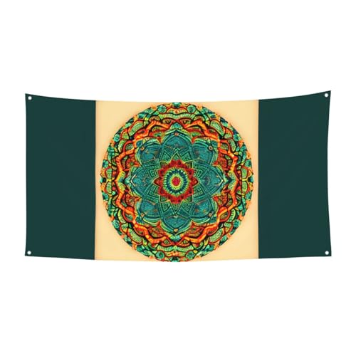 Mandalaprint Festliche Party Banner Dekoration Karneval Halloween Indoor und Outdoor Jubiläum Mandalaprint Festliche Party Banner Dekoration Karneval Halloween Indoor und Outdoor Jubiläum von YANYU