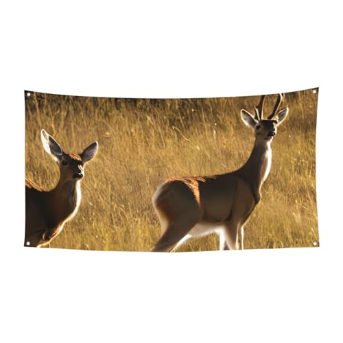 Niedliches Deersprint Festliches Partybanner Dekoration Karneval Halloween Indoor und Outdoor Jubiläum Niedliches Deersprint Festliches Partybanner Dekoration Karneval Halloween Indoor und Outdoor Jubiläum von YANYU