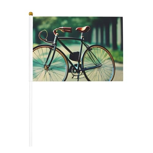 Retro-Fahrrad-Druck, Handflaggenmast, tragbare Flaggen, Dekoration, Veranstaltungen, vielseitige Verwendung, Gruppenaktivitäten Retro-Fahrrad-Druck, Handflaggenmast, tragbare Flaggen, Dekoration, Veranstaltungen, vielseitige Verwendung, Gruppenaktivitäten von YANYU