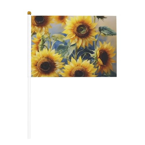 Schöner Fahnenmast mit Sonnenblumenmuster, tragbare Flaggen, Dekoration, Veranstaltungen, vielseitige Verwendung, Gruppenaktivitäten Schöner Fahnenmast mit Sonnenblumenmuster, tragbare Flaggen, Dekoration, Veranstaltungen, vielseitige Verwendung, Gruppenaktivitäten von YANYU