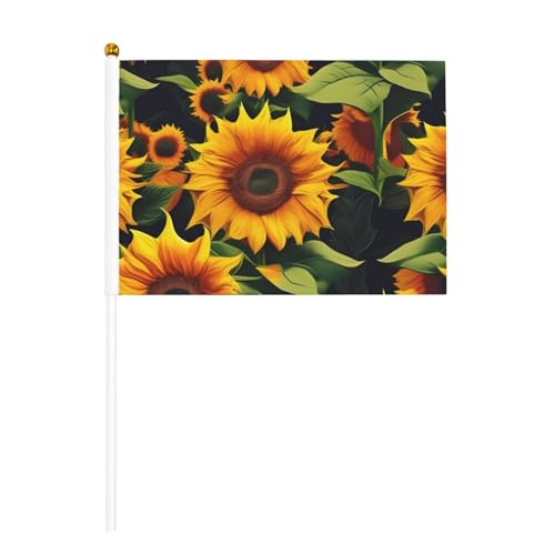 Schöner Fahnenmast mit Sonnenblumenmuster, tragbare Flaggen, Dekoration, Veranstaltungen, vielseitige Verwendung, Gruppenaktivitäten Schöner Fahnenmast mit Sonnenblumenmuster, tragbare Flaggen, Dekoration, Veranstaltungen, vielseitige Verwendung, Gruppenaktivitäten von YANYU