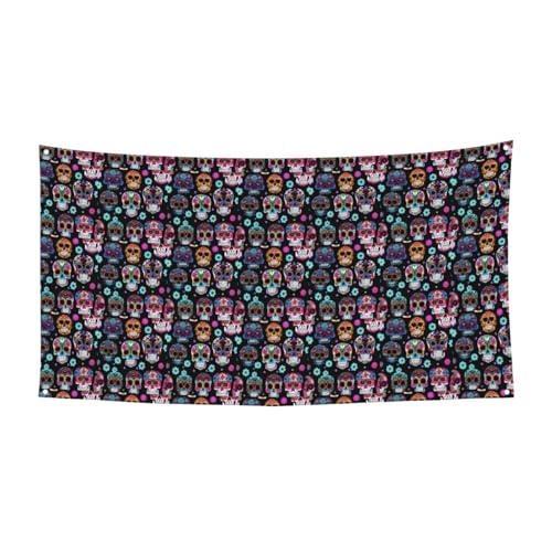 Sugar Skullprint Festliche Party Banner Dekoration Karneval Halloween Indoor und Outdoor Jubiläum Sugar Skullprint Festliche Party Banner Dekoration Karneval Halloween Indoor und Outdoor Jubiläum von YANYU