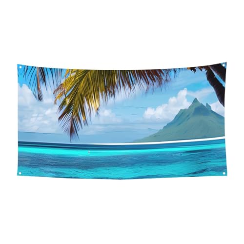 Tahiti Beachprint Festliches Partybanner Dekoration Karneval Halloween Indoor und Outdoor Jubiläum Tahiti Beachprint Festliches Partybanner Dekoration Karneval Halloween Indoor und Outdoor Jubiläum von YANYU