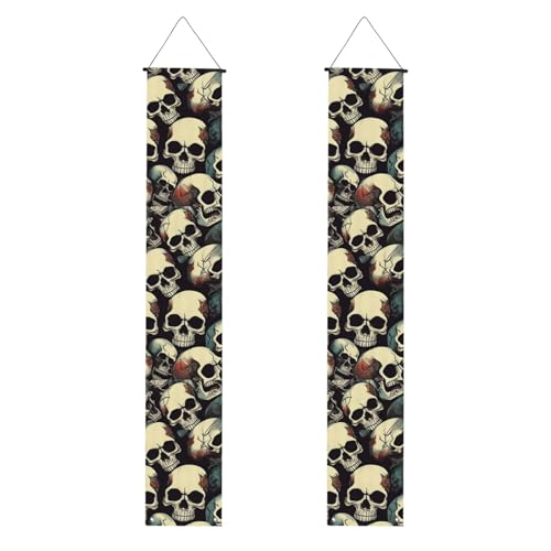 Totenkopf-Skelett-Druck, praktische Aufbewahrung, Banner, Hintergrund-Design, speziell für Feiern Totenkopf-Skelett-Druck, praktische Aufbewahrung, Banner, Hintergrund-Design, speziell für Feiern von YANYU