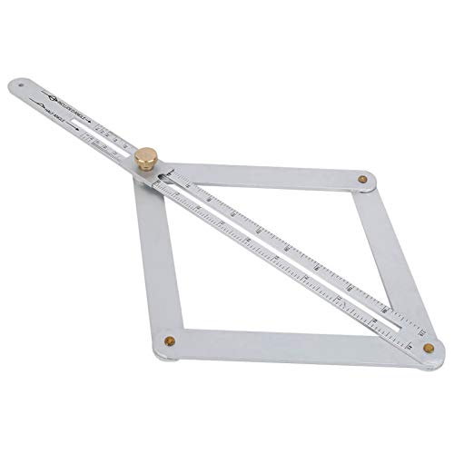 Winkelmesser, Einstellbarer Eckwinkelmesser Aus Edelstahl, Dachwinkelmesser Werkzeug, Multi-Winkel-Messlineal-Template-Tool von YAOBAO