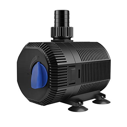 YAOBLUESEA Eco Teichpumpe Filterpumpe Bachlaufpumpe 2300L/H 35W Energiespar Wasserpumpe Koiteich Bachlaufpumpe von YAOBLUESEA