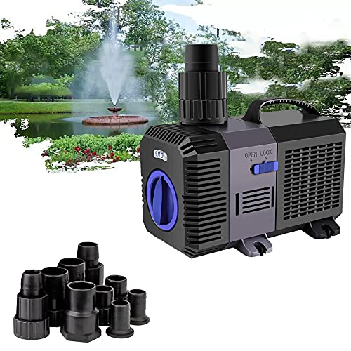 YAOBLUESEA Eco Teichpumpe Wasserpumpe Bachlaufpumpe 3600l/h 20W von YAOBLUESEA