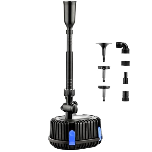 YAOBLUESEA Springbrunnenpumpe Fontäne Gartenpumpe Teichpumpe für Bachläufe, Wasserfälle, Spring-brunnen 25 Watt 1500L/H CHP-1500 von YAOBLUESEA