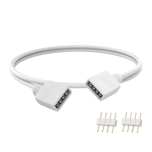 YAODHAOD 12 V 4-polig RGB 5 V 3-polig ARGB Splitter-Kabel & Verlängerungskabel (50CM, RGB) von YAODHAOD