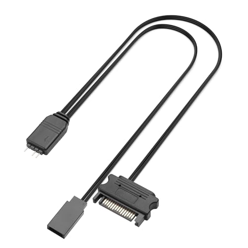 YAODHAOD ARGB Restart Tasten Controller Gehäuse manuelle RESET-Controller Computer 5V ARGB 3-polige Lichtsteuerung (Schwarz) von YAODHAOD