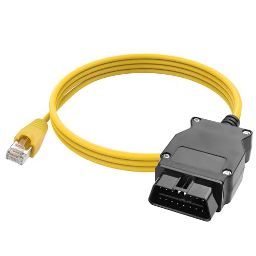 YAODHAOD Enet OBD2 Kabel für BMW F-Serie Codierung, Enet Kabel RJ45 Kompatibel mit für E-SYS ICOM ISTA + Bootmod3 Bimmercode OBD 2M YAODHAOD Enet OBD2 Kabel für BMW F-Serie Codierung, Enet Kabel RJ45 Kompatibel mit für E-SYS ICOM ISTA + Bootmod3 Bimmercode OBD 2M von YAODHAOD