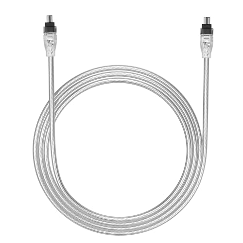 YAODHAOD FireWire 400 Kabel 1.8M IEEE 1394 Firewire 4 Pin zu 4 Pin Stecker zu Stecker iLink DV Kabel für DV Kamera zu Computer, Camcorder zu Laptop Kabel (4 Pin to 4 Pin) von YAODHAOD
