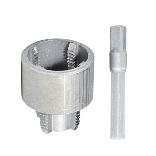 1,27 cm 1,9 cm elektrische Bohrmaschine PVC-Rohreinfädler PVC-Gewindemacher Werkzeug Rohrgewindebohrer Schneideisen Zubehör Innen-/Außengewindebohrer 1,27 cm 1,9 cm elektrische Bohrmaschine PVC-Rohreinfädler PVC-Gewindemacher Werkzeug Rohrgewindebohrer Schneideisen Zubehör Innen-/Außengewindebohrer von YAOGUI