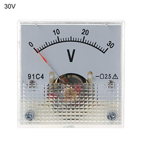 10 Typen Zeiger Voltmeter 2.5 Genauigkeit Quadratanaloge Spannungszeiger Nadel Panel Messgerät Rechteckspannungsmesser Tester von YAOGUI