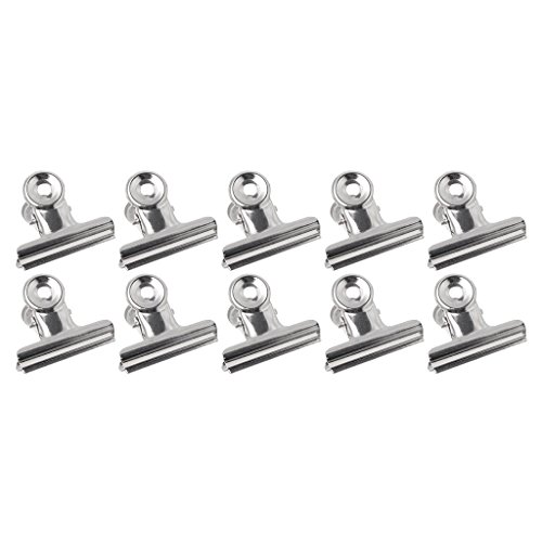 10 x Metallklammern, Lebensmittel-Versiegelung, Beutelklemme, Papier, Dokumente, Tickets, Ordner, Heftklammern, Z-Clip 10 x Metallklammern, Lebensmittel-Versiegelung, Beutelklemme, Papier, Dokumente, Tickets, Ordner, Heftklammern, Z-Clip von YAOGUI