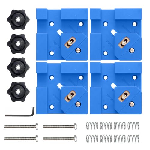 4 Stück Doppelte Dicke Holz Tischlerei Klemmen Genauigkeit Ausrichtung Holzklemmen für Schrankbau Möbelbau Holzbearbeitung 4 Stück Doppelte Dicke Holz Tischlerei Klemmen Genauigkeit Ausrichtung Holzklemmen für Schrankbau Möbelbau Holzbearbeitung von YAOGUI
