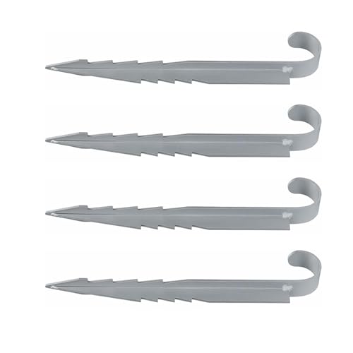 4 x Gartenlandschafts-Verankerungshilfe, Trampolin-Anker, Metall, Zelt, Trampolin, Bodenpfahl für Schaukelhof, dauerhafte Outdoor-Ausrüstung, Achoring-Werkzeug 4 x Gartenlandschafts-Verankerungshilfe, Trampolin-Anker, Metall, Zelt, Trampolin, Bodenpfahl für Schaukelhof, dauerhafte Outdoor-Ausrüstung, Achoring-Werkzeug von YAOGUI