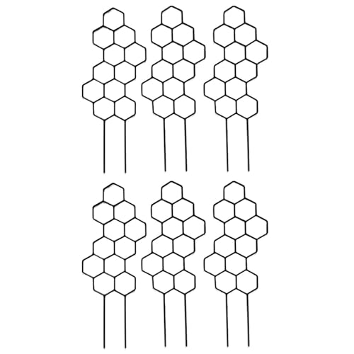 6pcs Innenpflanzenschlungen Für Kletterpflanzen Kleine Gartenschlungen Für Topfpflanzen Freien Blumenpflanze Stütze Steckplatten Gitter Gitter von YAOGUI
