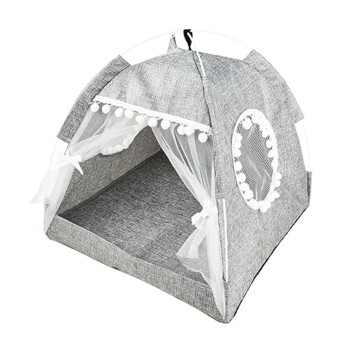 Campingzelt Mückenschutz für Hundehütten Indoor Nest Bett für Welpenhöhle Hunde Haus Leichtes Haustierzelt Katzen Haustierzelte Klein Outdoor Groß Camping von YAOGUI