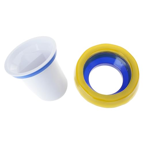 Closing Toilet Bowl Flansch Dichtungsringe Komfort Enhancing Automatische WC-Flanschdichtung zur Verbesserung des Badezimmers WC-Basis Zubehör von YAOGUI