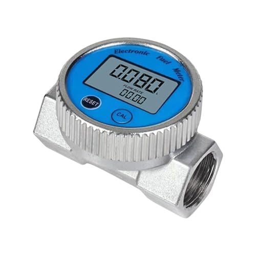 Digitaler Durchflussmesser ± 1% Genauigkeitsunterstützung QTS PTS L Gal DN20/DN25 Flüsse Messmesser Wasserdichte Metallströme Kontrollmesser von YAOGUI