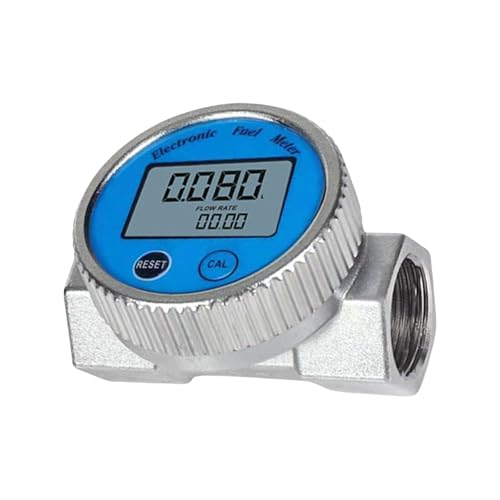 Digitaler Durchflussmesser ± 1% Genauigkeitsunterstützung QTS PTS L Gal DN20/DN25 Flüsse Messmesser Wasserdichte Metallströme Kontrollmesser von YAOGUI