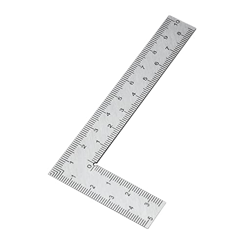 Doppelseite Hänge Herrscher Layout Werkzeug Stahlrahmen Square Lineal 90 Grad Skala Lineal Für Holzarbeiter von YAOGUI