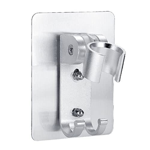 Duschhalterung, verstellbare Halterung mit dickem, stanzfreiem Badezimmerzubehör, verstellbarer Handbrausekopfhalter, selbstklebende Wandhalterung von YAOGUI